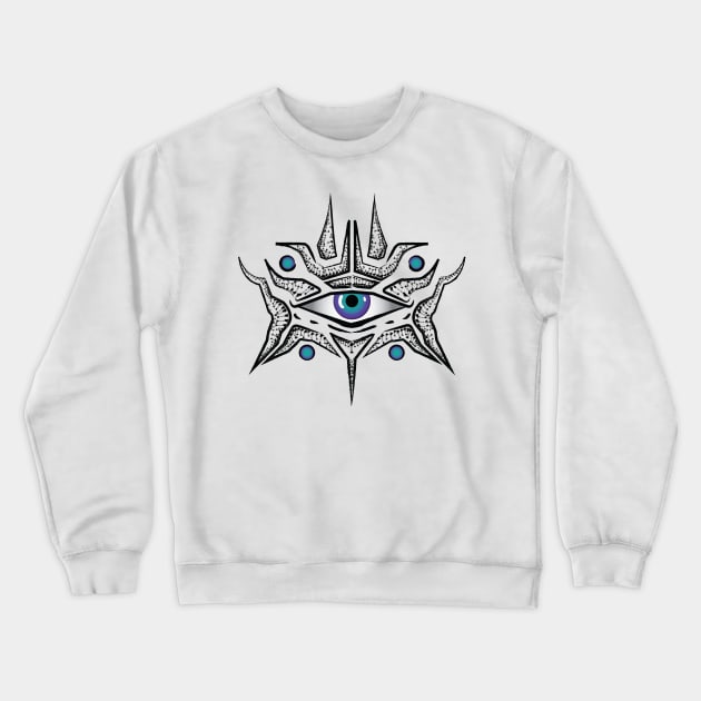 the occult eye Crewneck Sweatshirt by HurdyGurdy